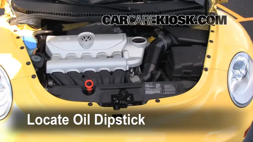2008 Volkswagen Beetle S 2.5L 5 Cyl. Hatchback Oil Check Oil Level